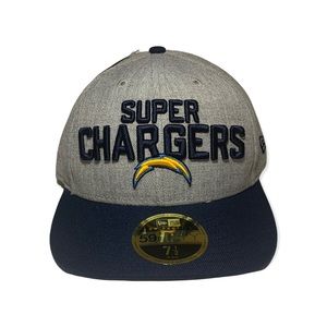 New Era Chargers Fitted Hat 7 1/2